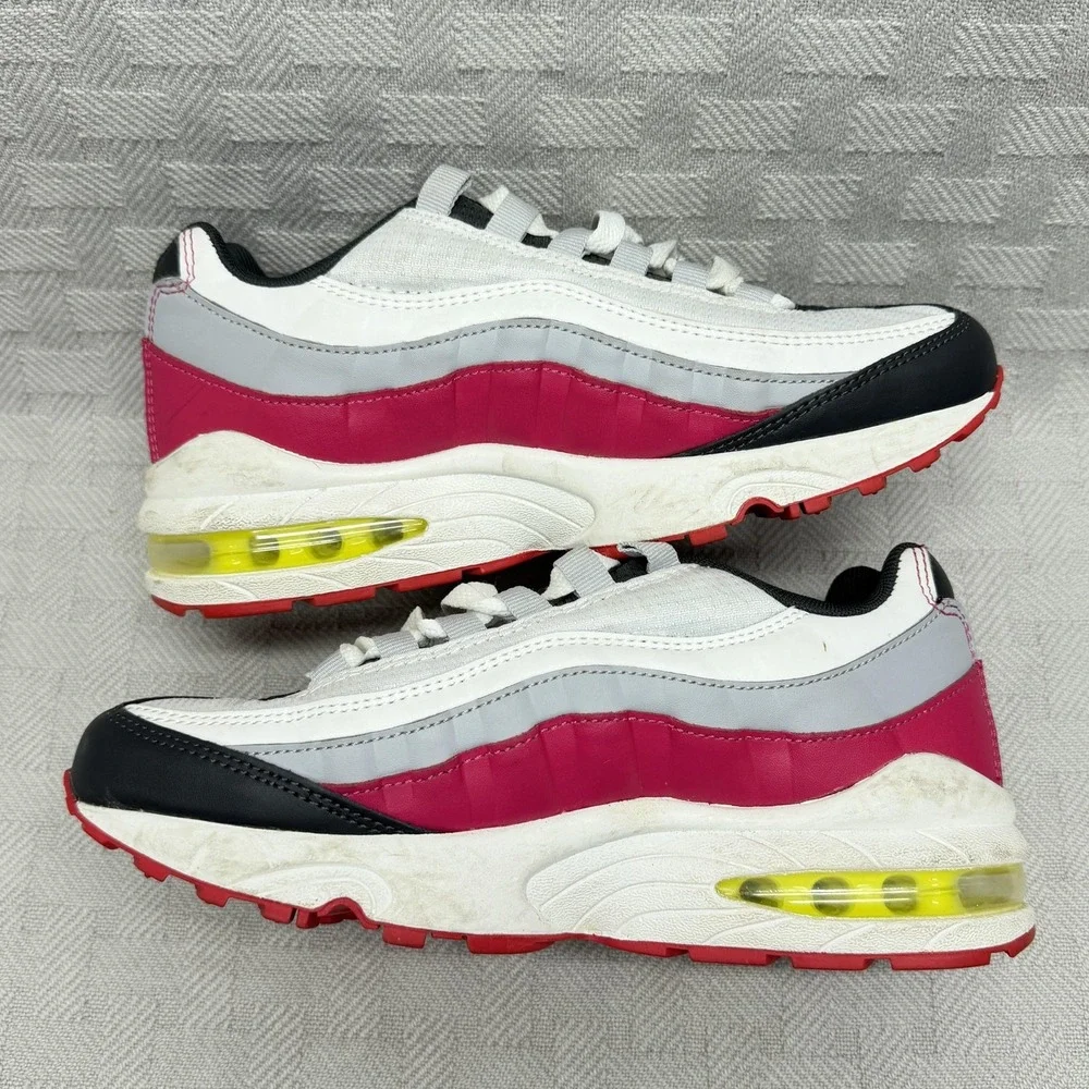 Nike Air Max 95 GS Rush Pink Volt Kids Size 5.5y 905348-029